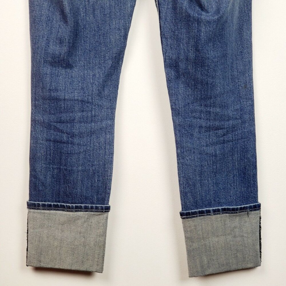Kut From The Kloth Women's Jeans Cameron Straight Leg Cropped & Cuffed Sz 2 EUC - Picture 7 of 9